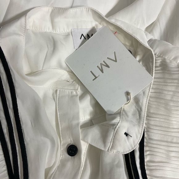 AMT White Black Striped Button Down Shirt
New - Picture 7 of 7
